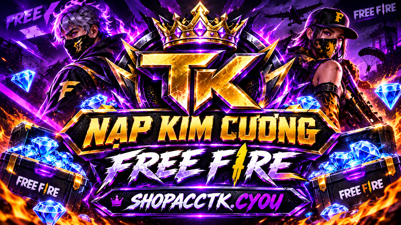 NẠP KIM CƯƠNG FREE FIRE